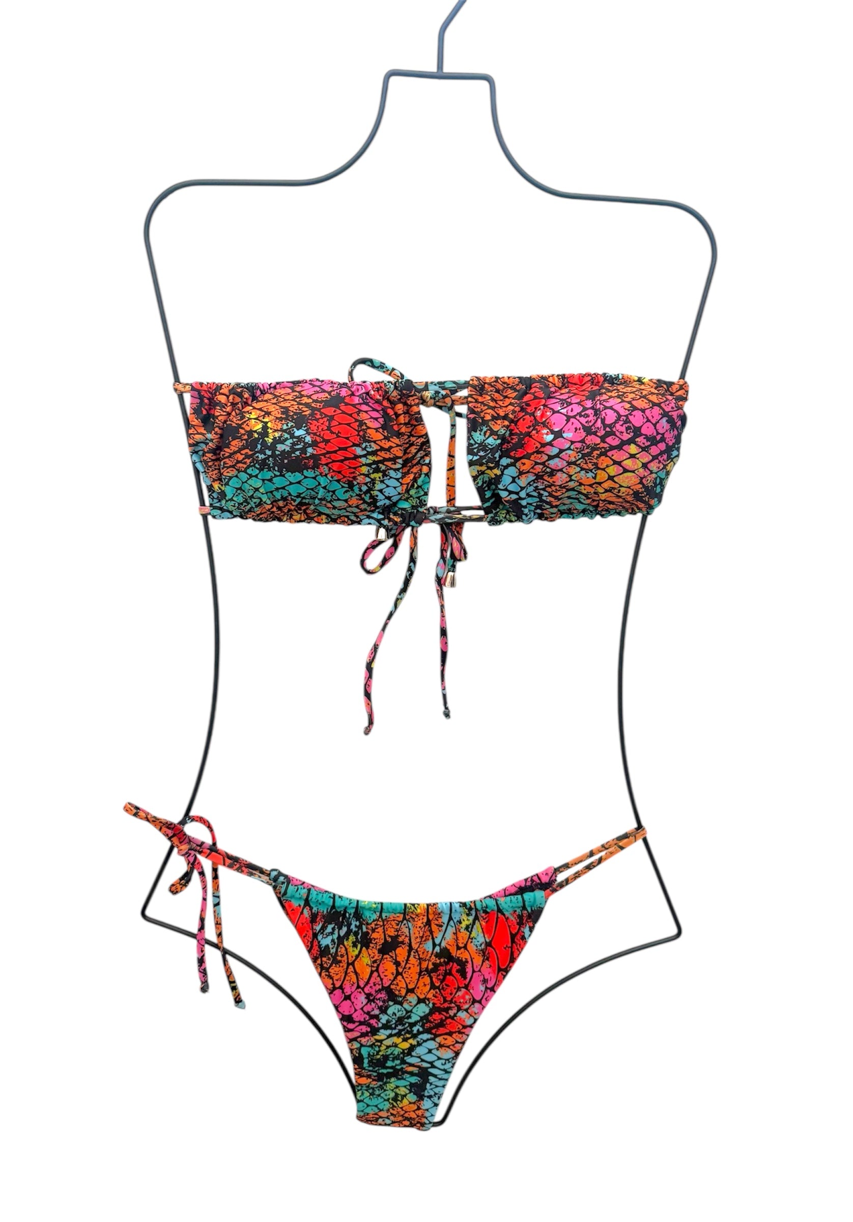 Colorful Snake print Briana Top