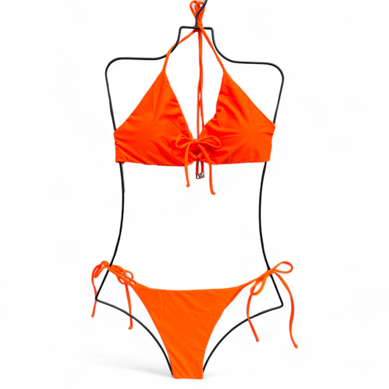 Orange Side Tie Bottom