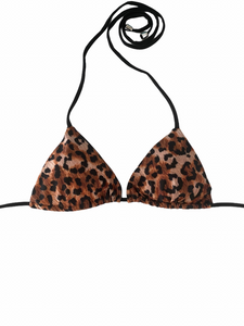 Leopard Triangle Top