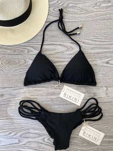 Classic Black Stringy Bottom
