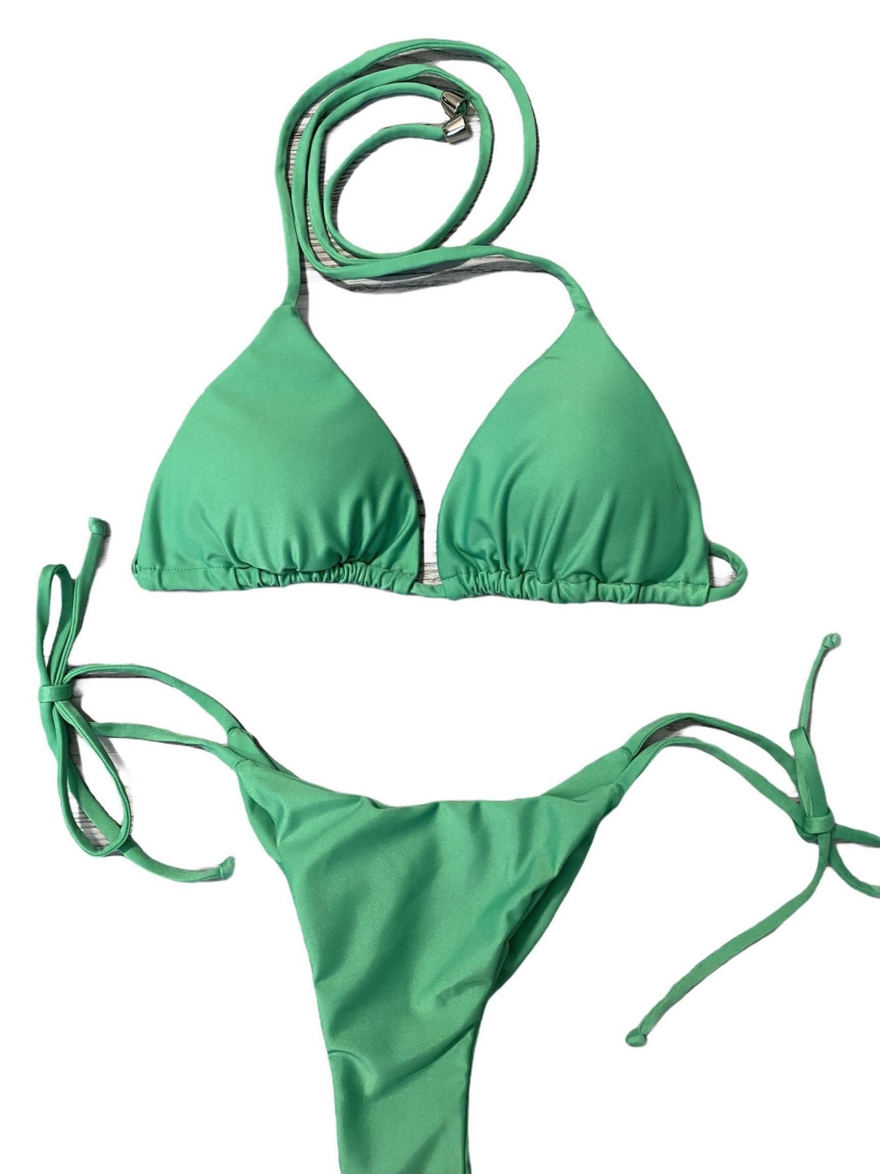 Jade Green Side Tie Bottom