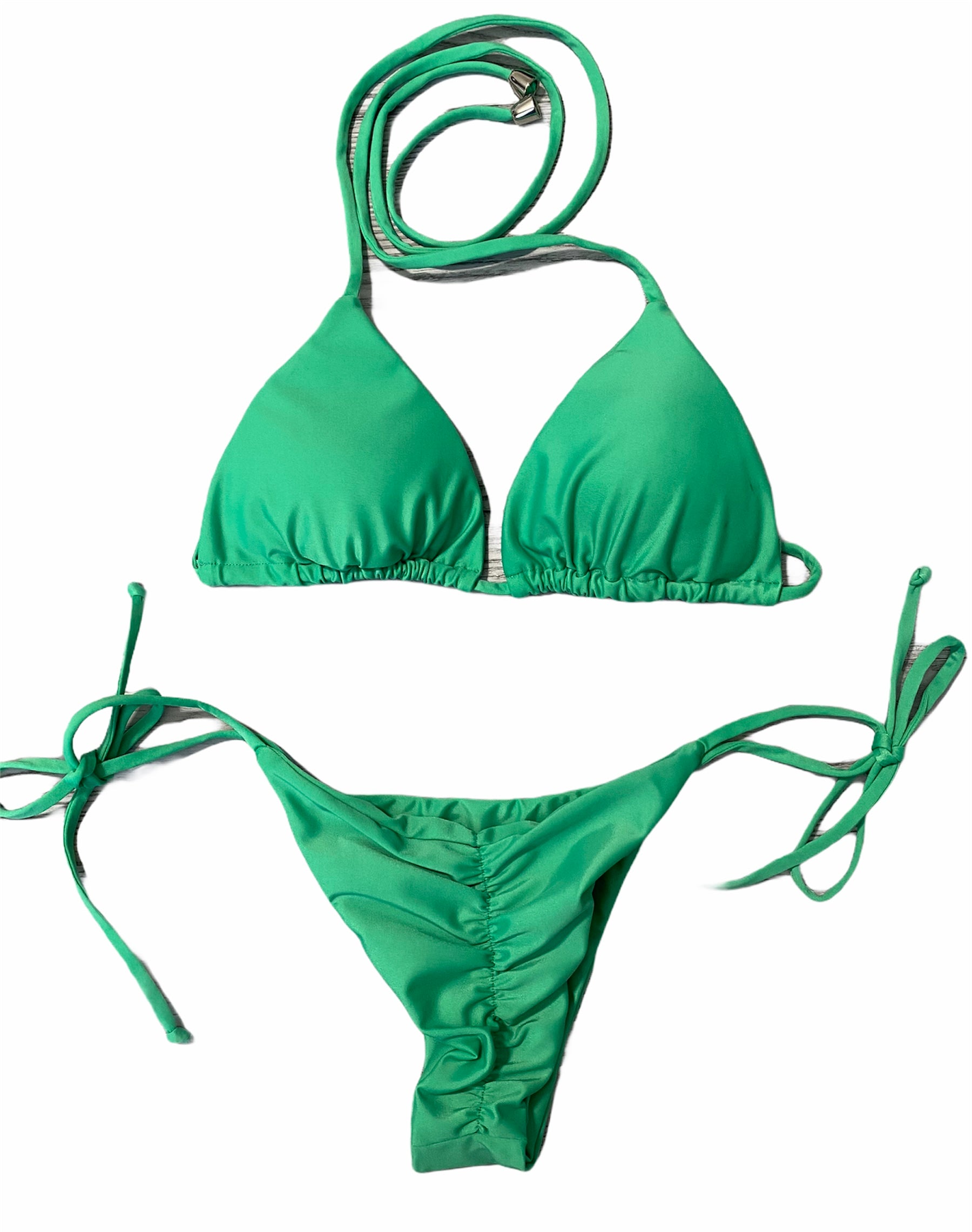 Jade Green Side Tie Bottom