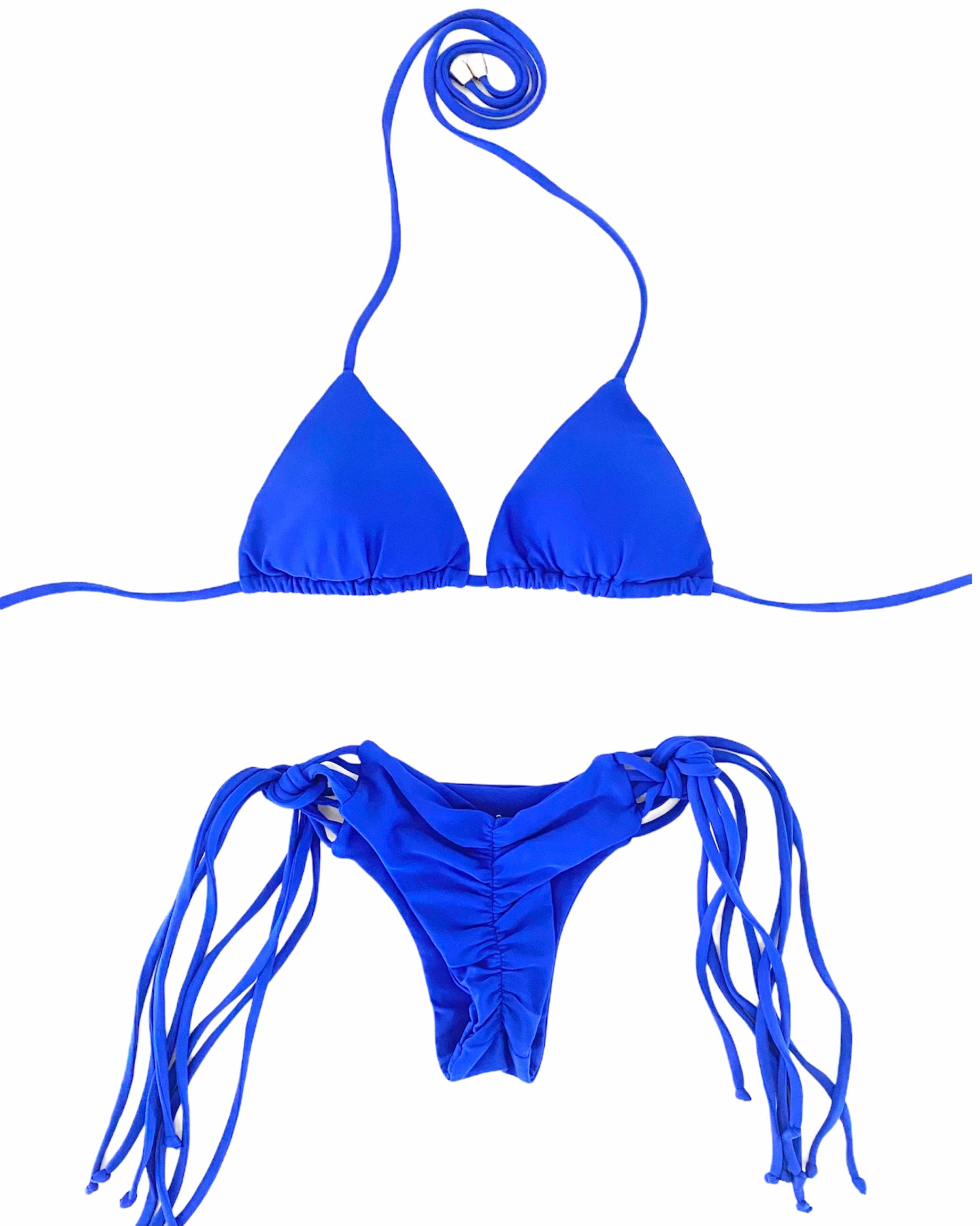 Royal Blue Stringy Side Tie Bottom