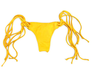 Bright Yellow Stringy Side Tie Bottom