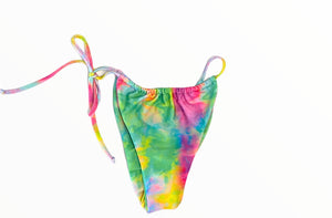 One Side Tie - Tie Dye Bottom