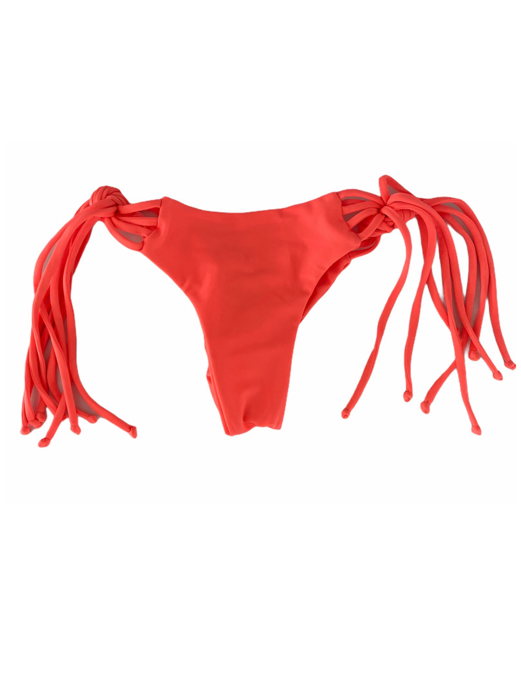 Orange Stringy Side Tie Bottom